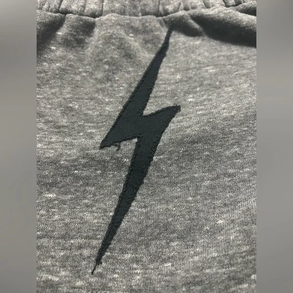 Aviator Nation Dark Gray Women's Athletic Shorts - Picture 7 of 9